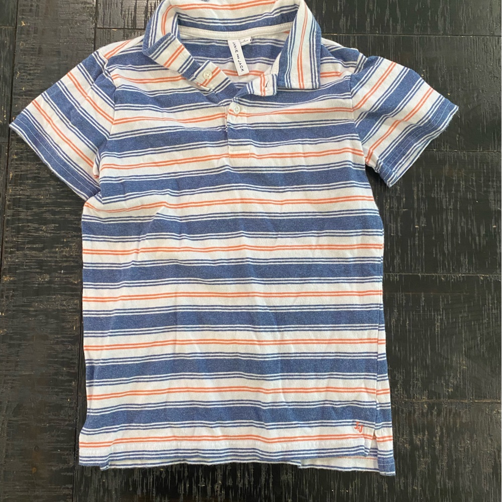 Janie and Jack cotton collared shirt